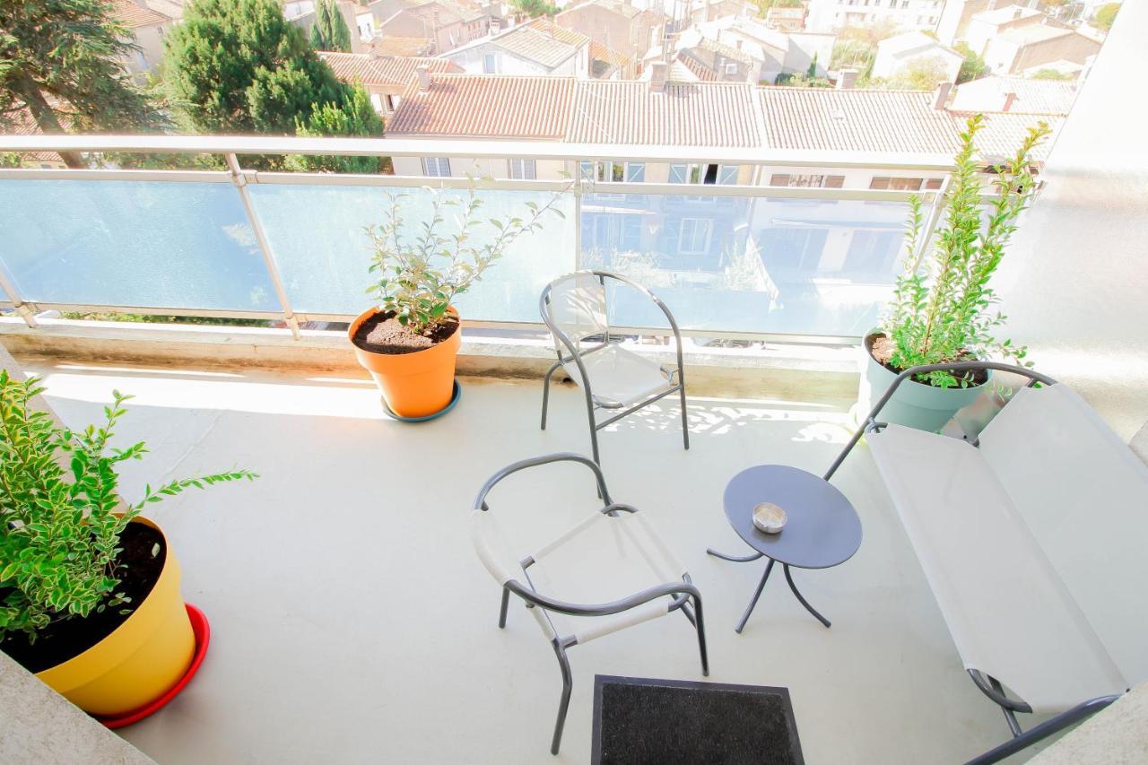 Carcassonne Centre Avec Balcon Et Parking Appartement Buitenkant foto